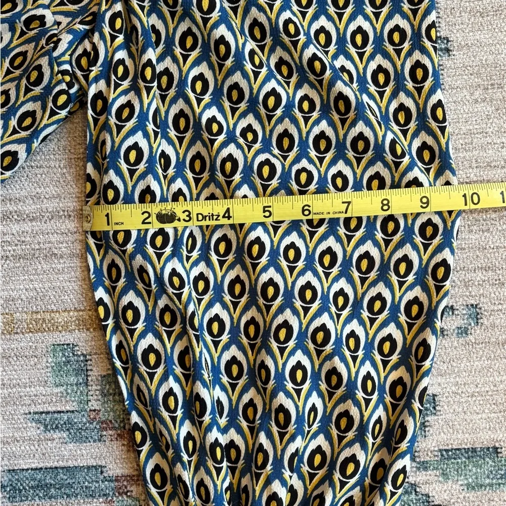 EUC - cupcakes & cashmere Graphic, Art Deco Print Blouse - Picture 9 of 13